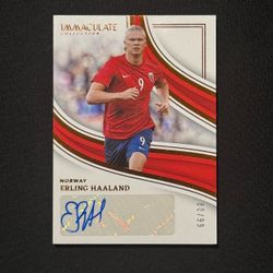 Erling Haaland Immaculate Collection Auto #/99
