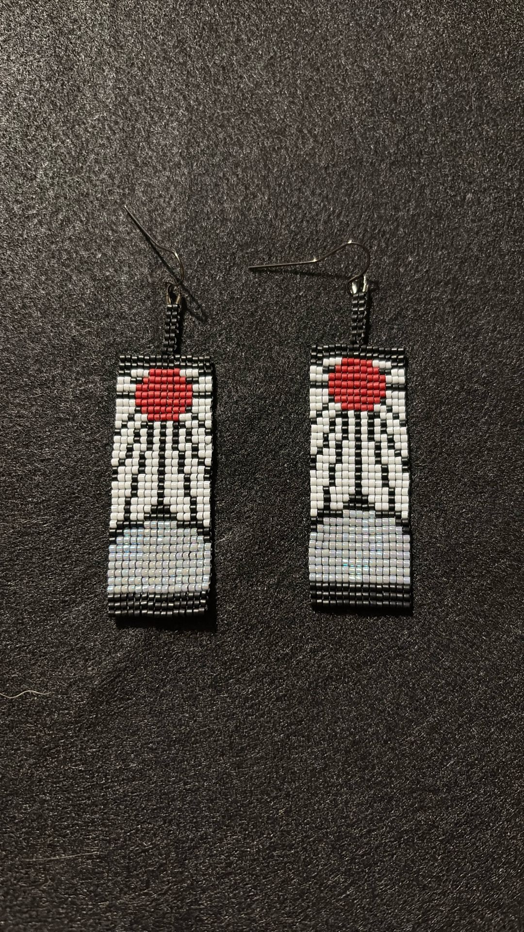 Demon Slayer Beaded Earrings 
