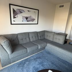 FREE Living Spaces Sectional Sofa / Couch