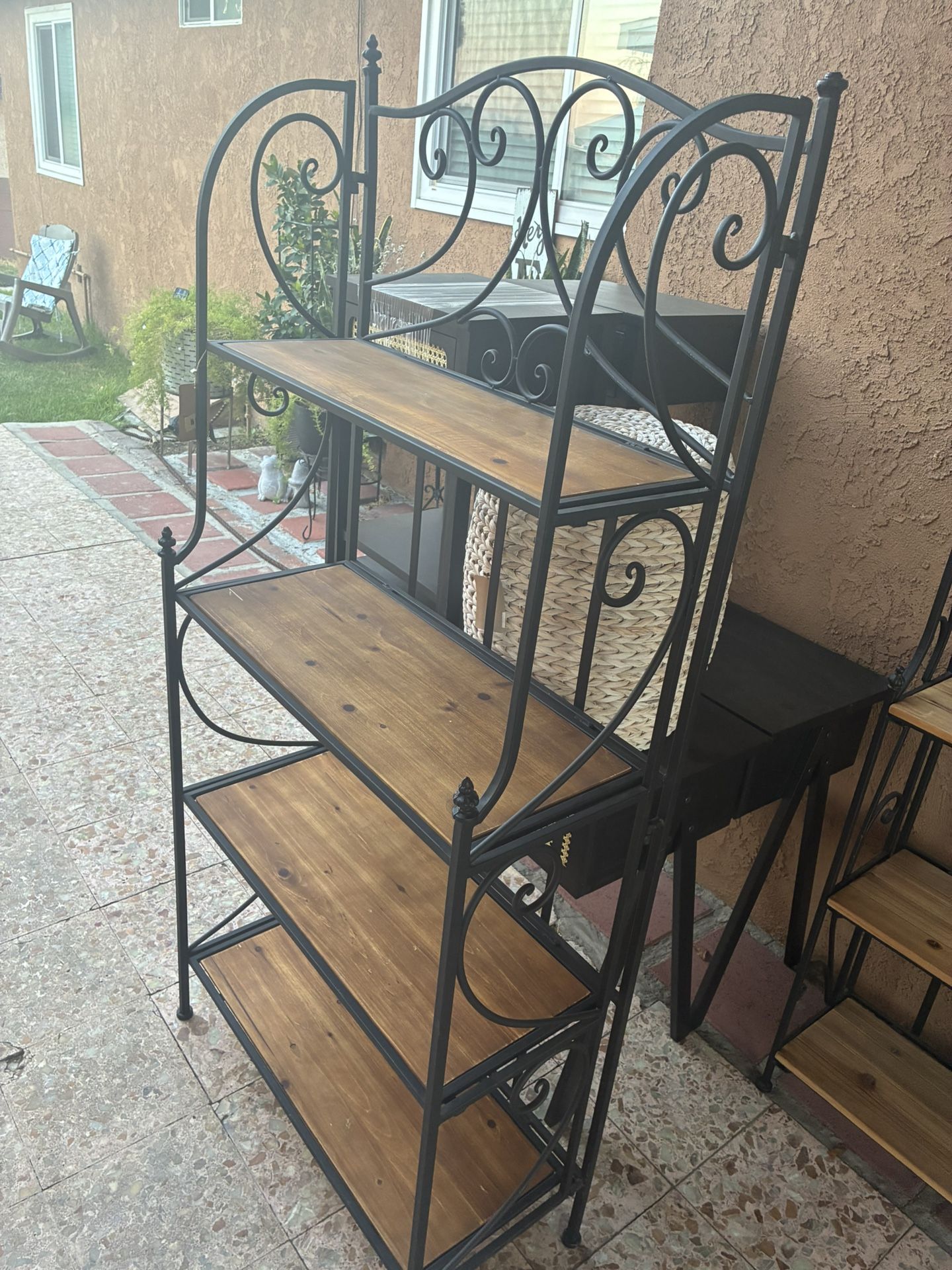 Beautiful Wooden Bakers Rack