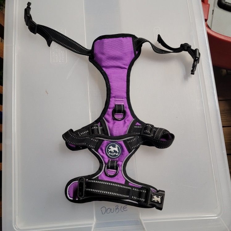 Purple Medium Dog Harness