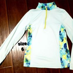Girls Sports Top Size 6