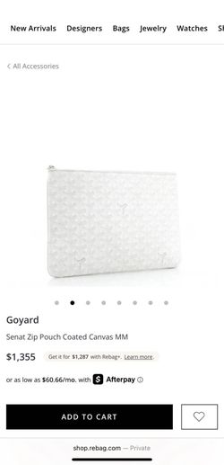 goyard senat sleeve bag