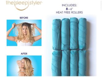 Allstar Innovations Sleep Styler: The heat-free Nighttime Hair Curlers for long