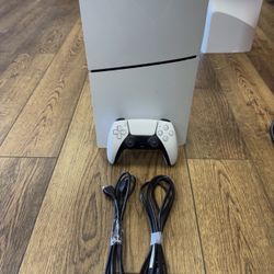 Sony PlayStation 5 (PS5) Slim Disc Edition Gaming Console, 1TB, White, CFI-2015