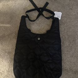 Lululemon quilted tote bag