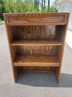 Wooden shelf