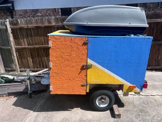 Mini camper trailer (formerly motorcycle cargo)