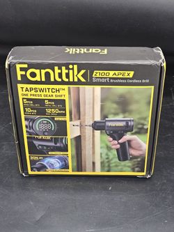 Fanttik Z100 Apex Smart Brushless Cordless Drill with Bits and Digital Display