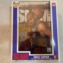 Funko Pop! Vince Carter! Slam Magazine Cover! Brand New