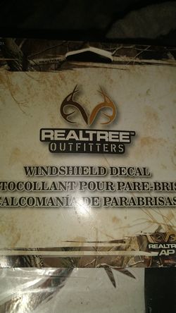 Realtree Outfitters windshield decal