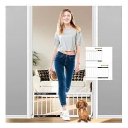 Small Dog Heavy Duty Doorway White Gate Fence