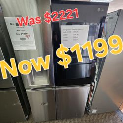 Never Used LG Refrigerator 