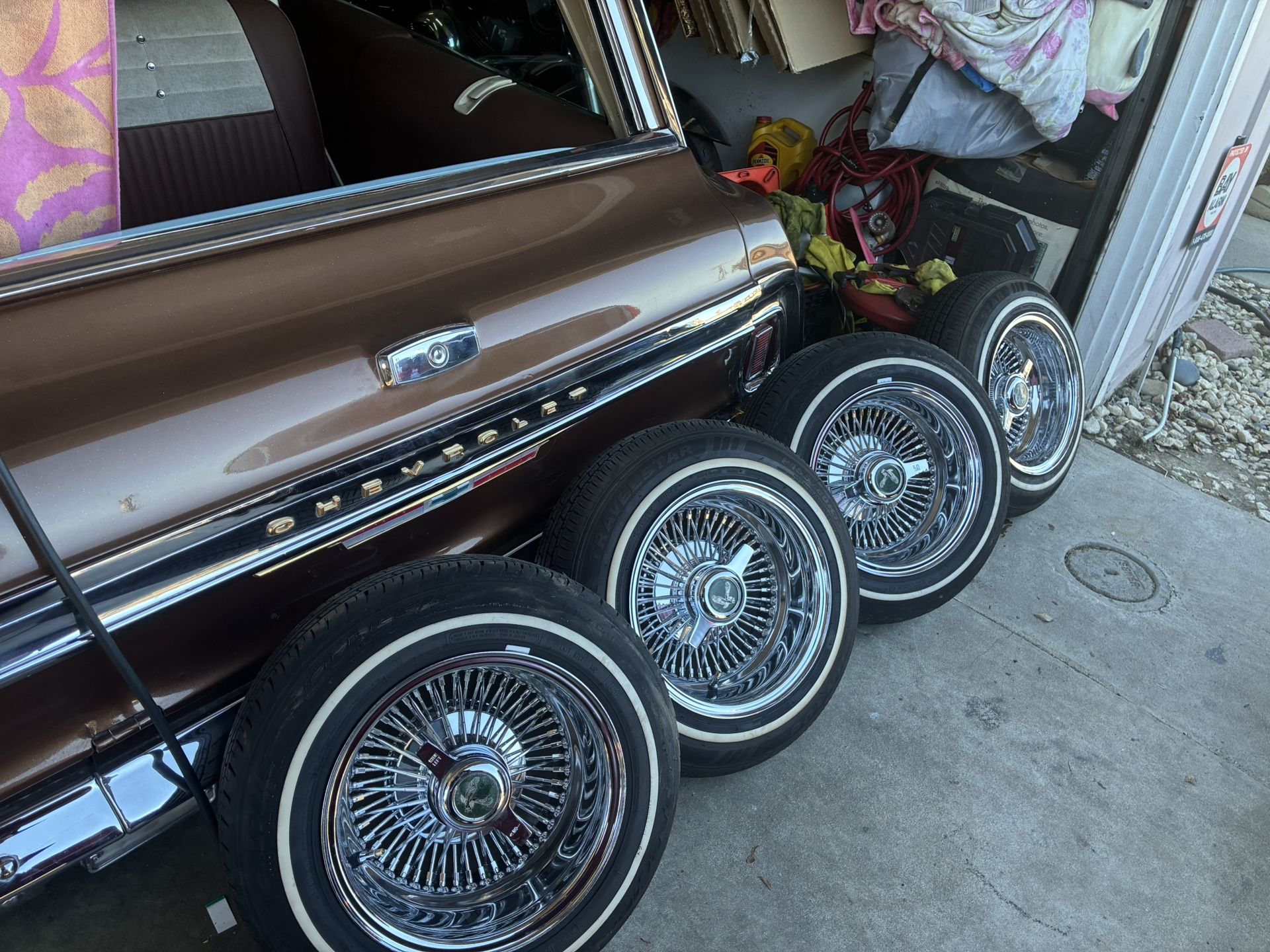 13x7's Wire Wheels Chinas Lowrider Rims Not Daytons Not Zeniths 72 ...