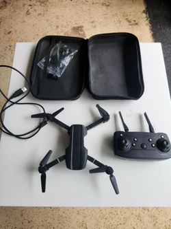 Foldable Mini Drone with Remote Controller Carrying Case & USB Cable