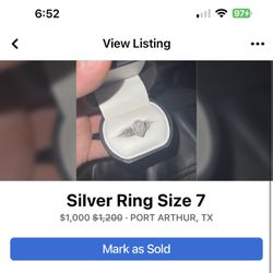 Silver Size 7 Ring