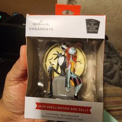 Jacka and Sally Ornament Nightmare Before Christmas