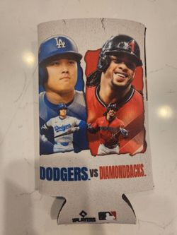 Dodgers/ Dbacks Tall Boy Koozie