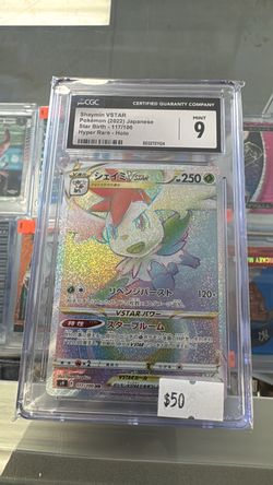Shaymin VSTAR CGC Mint 9 Japanese Pokémon Card