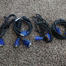 VGA cables Gaming Computer PC Desktop Home Office School Dorm