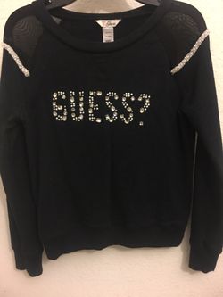 Girls Guess sweatshirt top, size 12/14