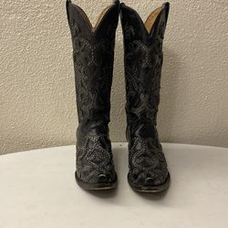 Corral black studded boots ladies size 7