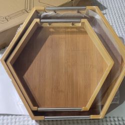 Hexagonal Serving Trays