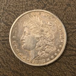1897-S Morgan Silver Dollar
