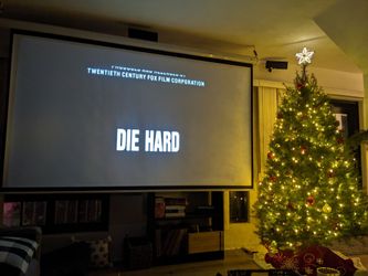 120" Motorized 4K Projector Screen 16x9 (Homegear)