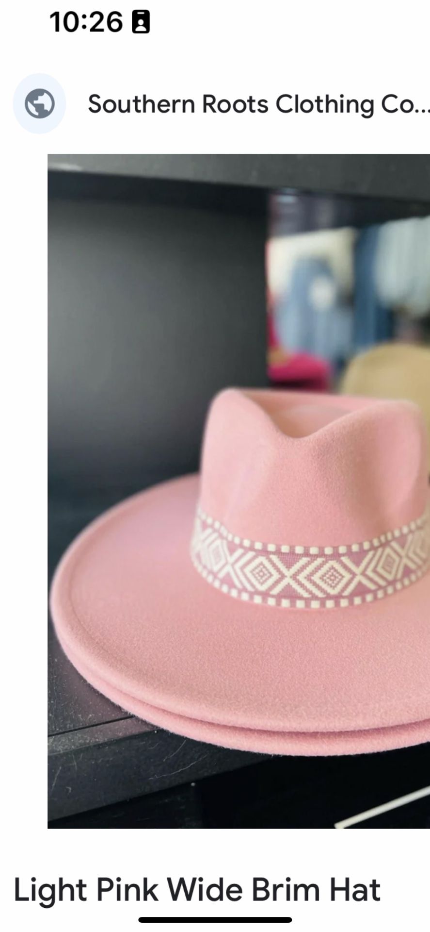 Southern Roots Western Women’s Felt Hat 