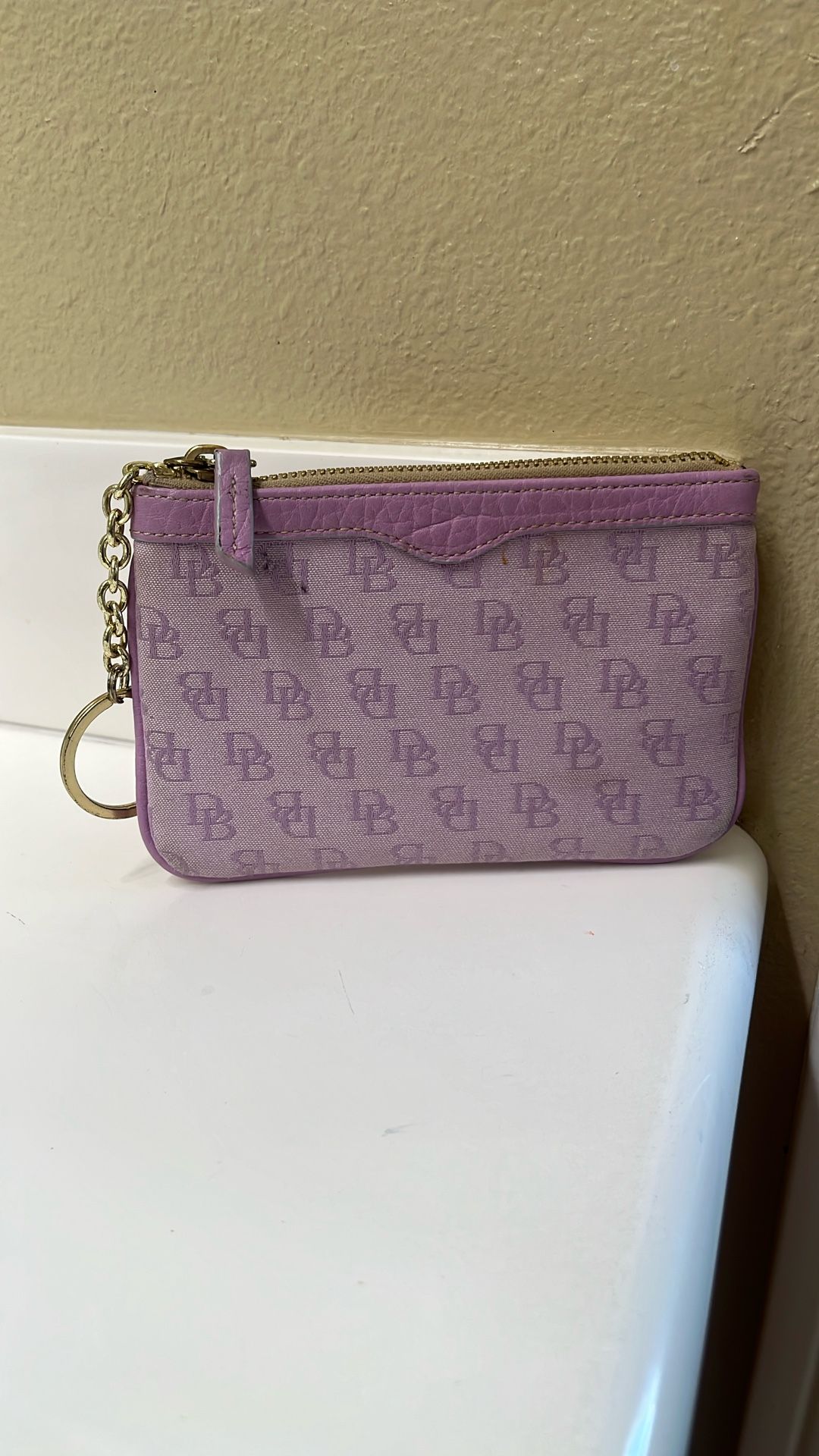 Donney & Broke Coin Purse And Keychain New 