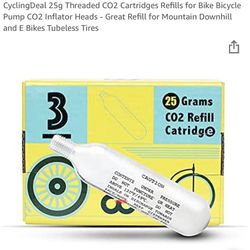 CO2 Cartridges Refills for Bike Bicycle 