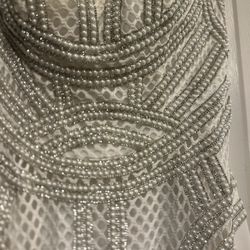 Beautiful Wedding Beaded Dress Very Heavy