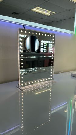 Vanity Mirror With LED Lights And Bluetooth Speaker