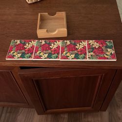 Set Of 4 Christmas Coasters