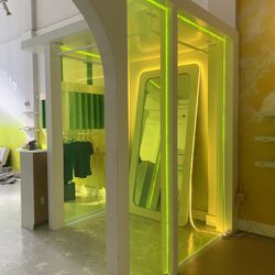 Yellow Acrylic Walls