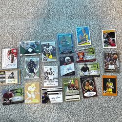 Rare Numbered Jersey And Autograph Card Lot 