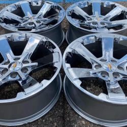 22” CHEVY SILVERADO SUBURBAN WE FINANCE SET NEW GMC SIERRA YUKON DENALI CHROME RIMS CHEVROLET
