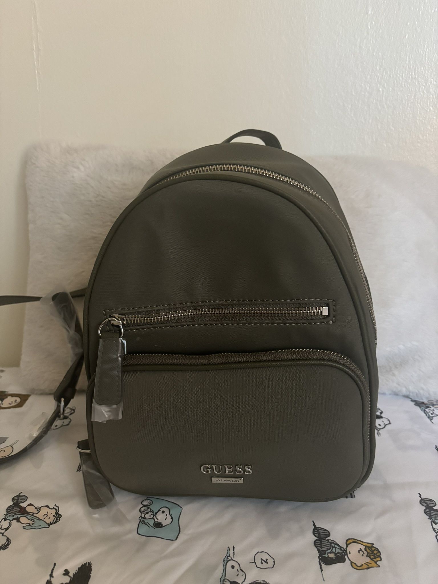 Guess Olive Green Backpack