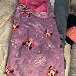 Kids Minnie Mouse Sleeping Bag