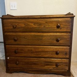 Dresser Medium Solid Wood Vintage