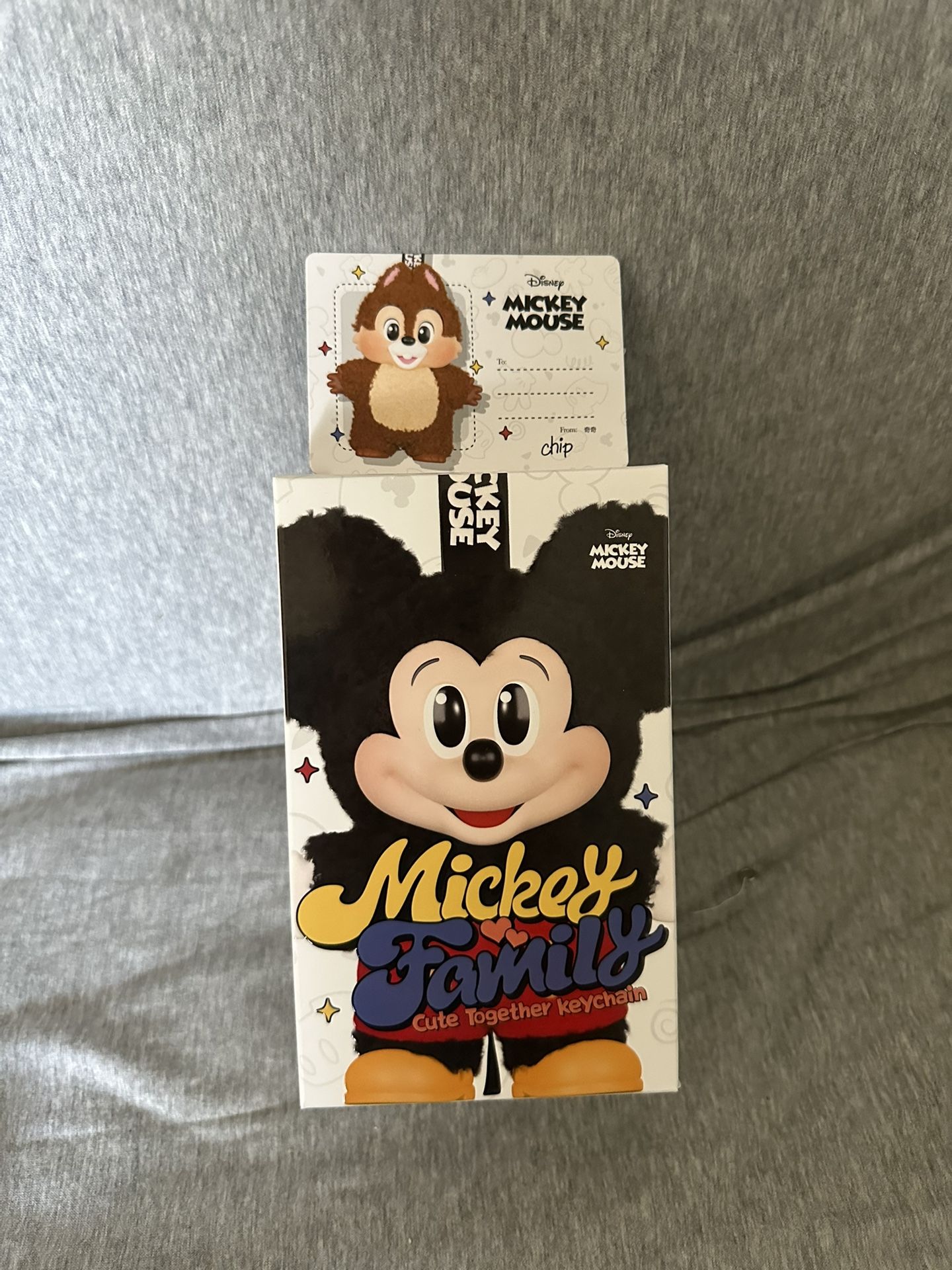 Mickey Family Cute Together Keychain Series Figures CHIP