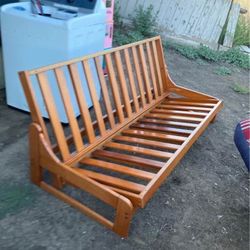 Beautiful Wooden Futon Frame Couch Bed