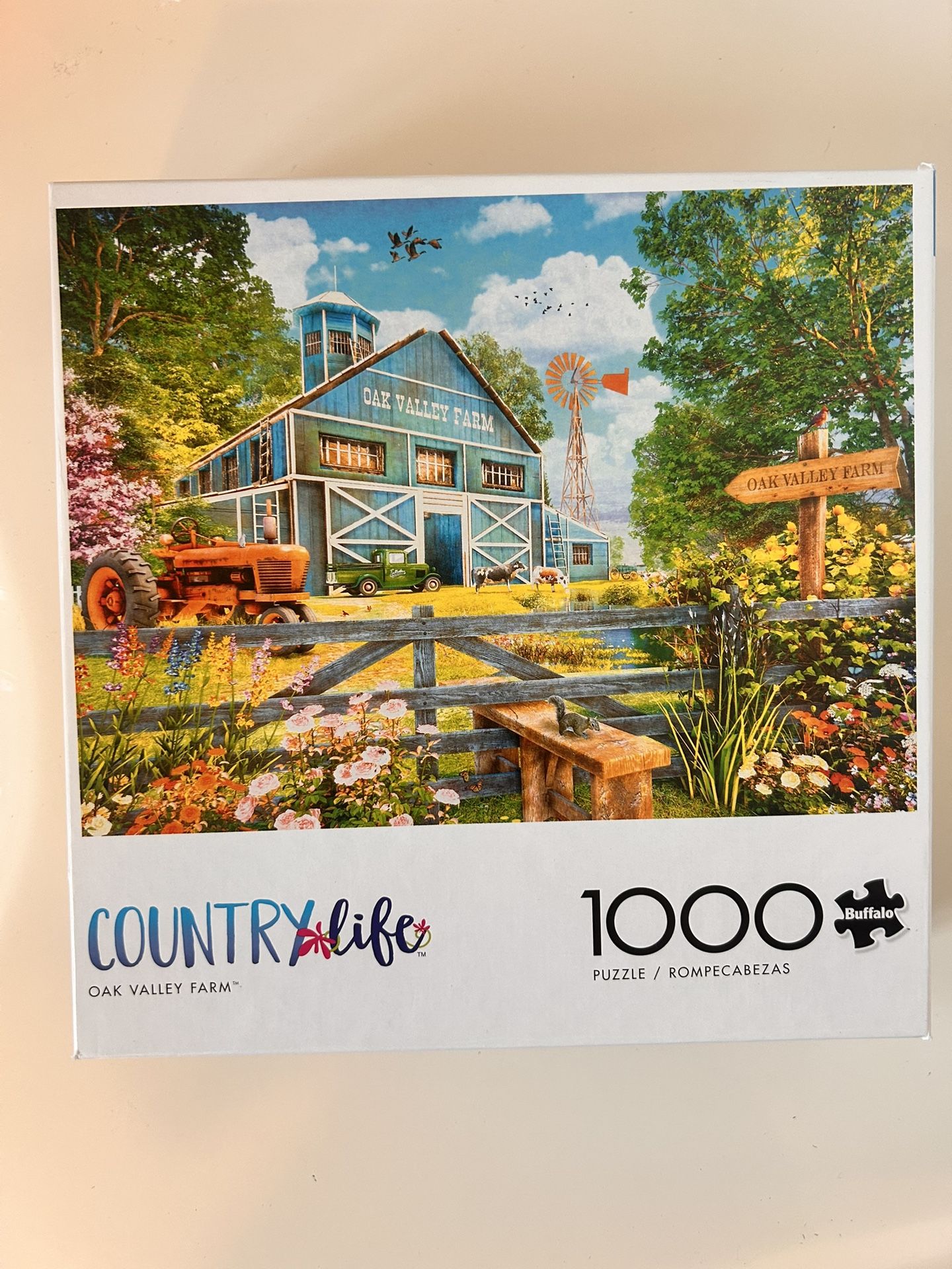 Buffalo Games Oak Valley Farm - 1000 Piece Puzzle