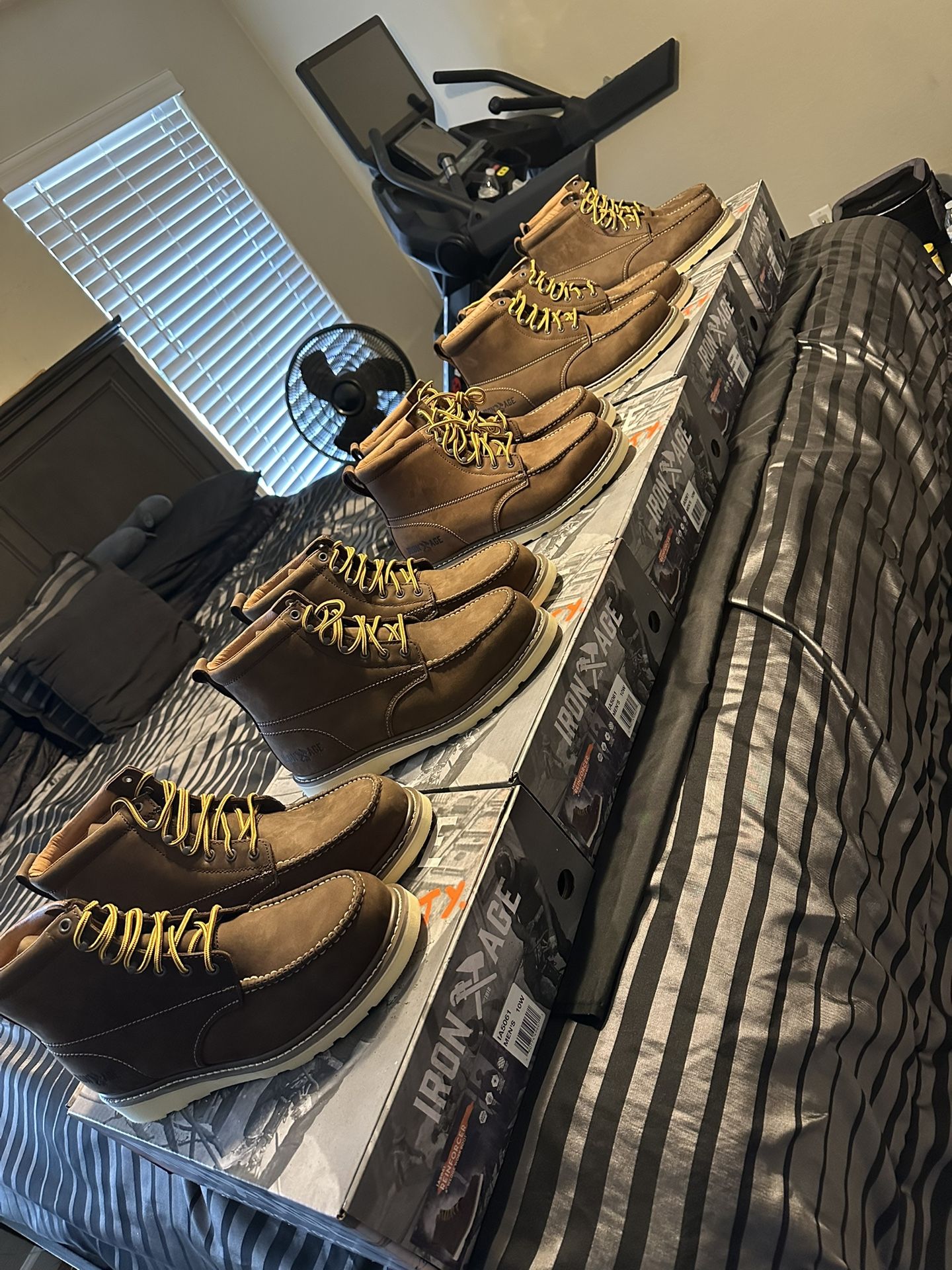 Iron Age Steel Toe work Boots