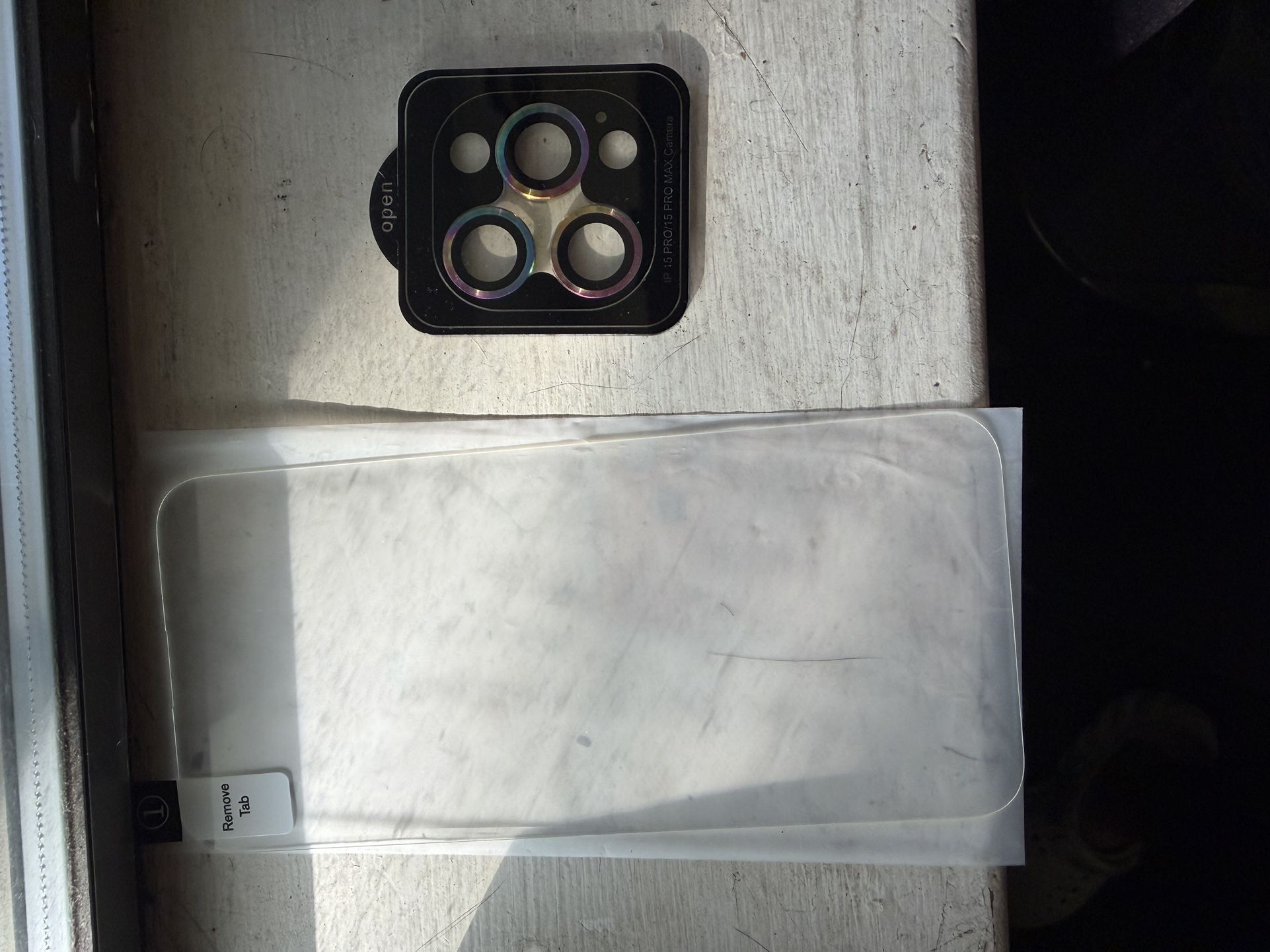 iPhone 15 Pro Max temper Glass And Neochrome Camera Lens