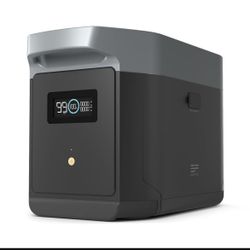 EF ECOFLOW DELTA 2 Max Power Station Extra Battery, 2048Wh LiFePO4 (LFP) Battery, Compatible with DELTA 2&DELTA Max 2000&DELTA 2 Max Outdoor Generator