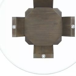 Round Dinning Glass Table 