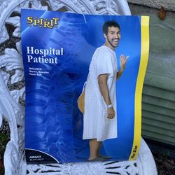 Adults costumes hospital patient Sz. XXL. Plus Sz.