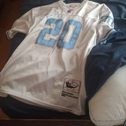Barry Sanders Vintage Throwback Mitchell And Ness